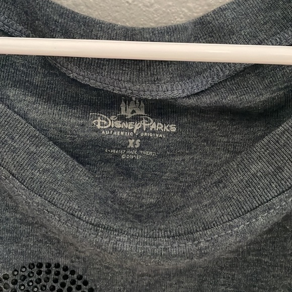 Disney Parks Oversized Cropped long sleeve with Rhinestone Mickey Mouse - Picture 3 of 8